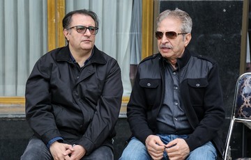 مراسم تشییع پیکر جمشید مشایخی