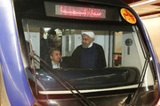تصاویر | افتتاح خط ۶ مترو تهران با حضور روحانی