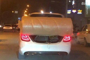 عکس | باربری با بنز یک میلیارد تومانی!