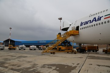 هواپیمایی بوئینگ ۷۴۷ حامل کمک‌های مردمی البرز به مقصد خوزستان پرواز می‌کند