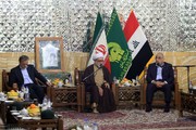 تصاویر | دیدار نخست‌وزیر عراق با تولیت جدید آستان قدس