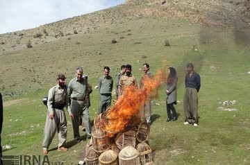 آشتی شکارچیان مهابادی با طبیعت