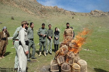 آشتی شکارچیان مهابادی با طبیعت