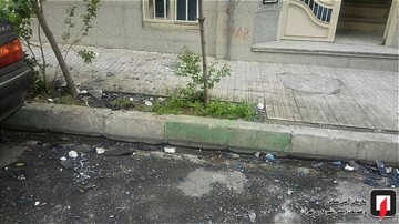 انفجار و آتش‌سوزی آپارتمان مسکونی در بلوار شهید تیموری