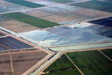 مناطق سیل‌زده حاشیه دز