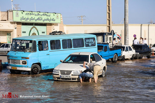آبگرفتگی شمال اهواز
