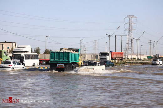 آبگرفتگی شمال اهواز