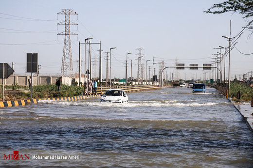آبگرفتگی شمال اهواز