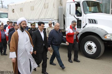 ورود محموله کمک‌های جمهوری آذربایجان برای سیل زدگان ایران‎