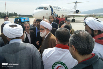 سفر حجت‌الاسلام و المسلمین غلامحسین معزی، نماینده رهبر معظم انقلاب اسلامی، به مناطق سیل‌زده لرستان