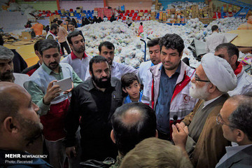 سفر حجت‌الاسلام و المسلمین غلامحسین معزی، نماینده رهبر معظم انقلاب اسلامی، به مناطق سیل‌زده لرستان
