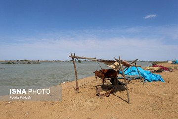 کمپ سیل‌زدگان منطقه خسرج