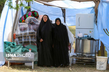 کمپ سیل‌زدگان منطقه خسرج