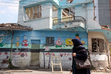 تخریب خانه کودکی ابتهاج در رشت‎