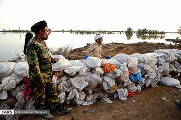 ساخت سیل‌بند در سوسنگرد و حمیدیه