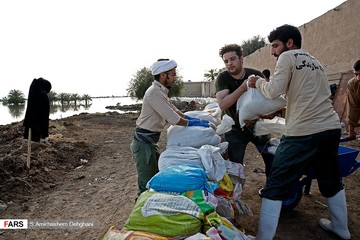 ساخت سیل‌بند در سوسنگرد و حمیدیه