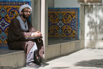 تجمع طلاب و روحانیون حوزه علمیه مروی در حمایت از سپاه