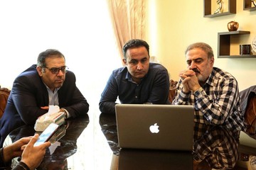 حضور مدیر شبکه ۲ پشت صحنه سریال «دل دار»