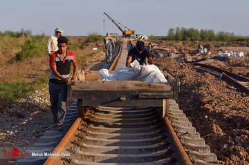 وضعیت سیل‌زدگان در بامدژ