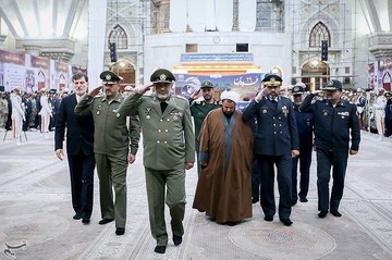 تجدید پیمان فرماندهان ارتش با آرمان‌های امام خمینی (ره)