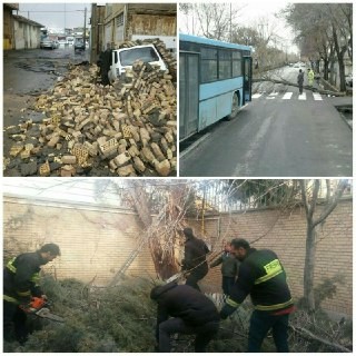طوفان در همدان جان دختر بچه ۸ ساله را گرفت
