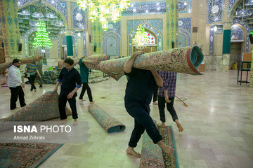 آیین غبارروبی مسجد مقدس جمکران