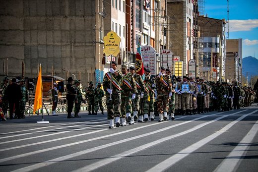 مراسم سان و رژه نیروهای مسلح آذربایجان‌غربی به مناسبت روز ارتش