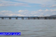 حجم آب دریاچه ارومیه از ۴ میلیارد مترمکعب عبور کرد