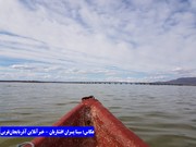 تراز آب دریاچه ارومیه بیش از یک متر بالا آمد