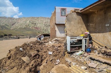 مناطق سیل‌زده لرستان