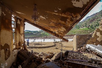 مناطق سیل‌زده لرستان