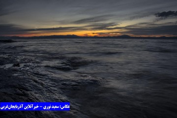 خروش دوباره دریاچه ارومیه در آخرین روزهای فروردین