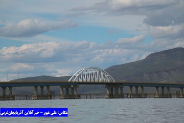 خروش دوباره دریاچه ارومیه در آخرین روزهای فروردین