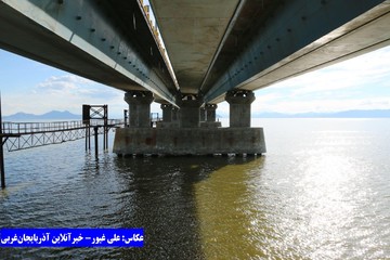 خروش دوباره دریاچه ارومیه در آخرین روزهای فروردین