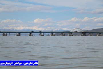 خروش دوباره دریاچه ارومیه در آخرین روزهای فروردین