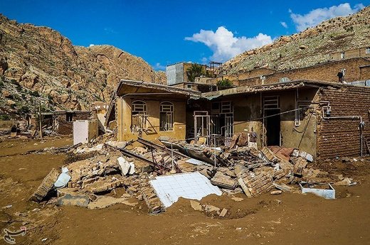 مناطق سیل‌زده لرستان