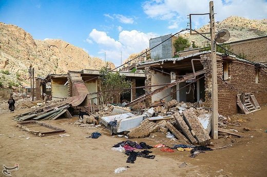 مناطق سیل‌زده لرستان