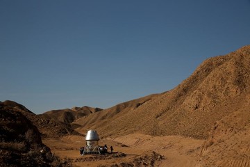 پایگاه فضایی Mars Base ۱ در بیابان گبی چین