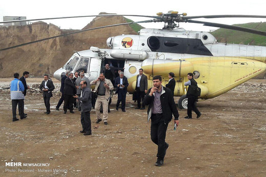 حضور رئیس‌جمهور در مناطق سیل‌زده پلدختر