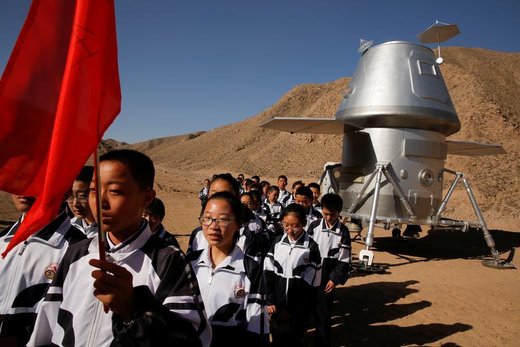 پایگاه فضایی Mars Base ۱ در بیابان گبی چین