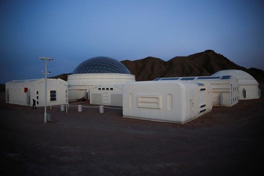 پایگاه فضایی Mars Base ۱ در بیابان گبی چین