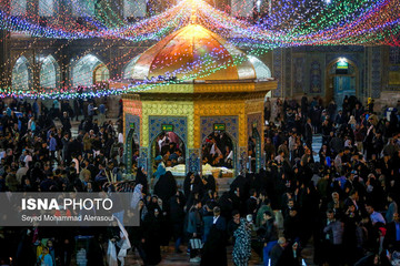 جشن نیمه شعبان در حرم امام رضا(ع)