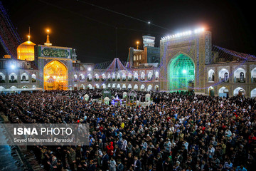 جشن نیمه شعبان در حرم امام رضا(ع)