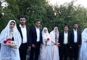 ازدواج ۸ زوج پلدختری روی سیل