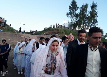 ازدواج ۸ زوج پلدختری روی سیل
