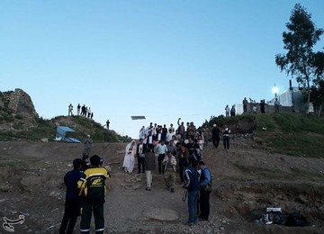 ازدواج ۸ زوج پلدختری روی سیل