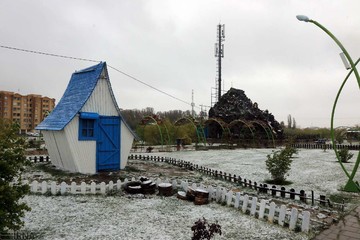 بارش برف در ارومیه