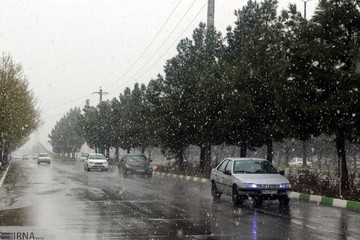 بارش برف در ارومیه