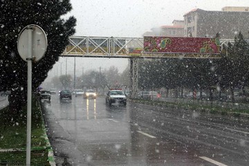 بارش برف در ارومیه