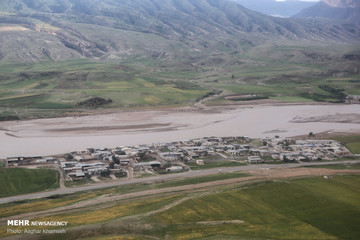 مناطق درگیر سیل در لرستان